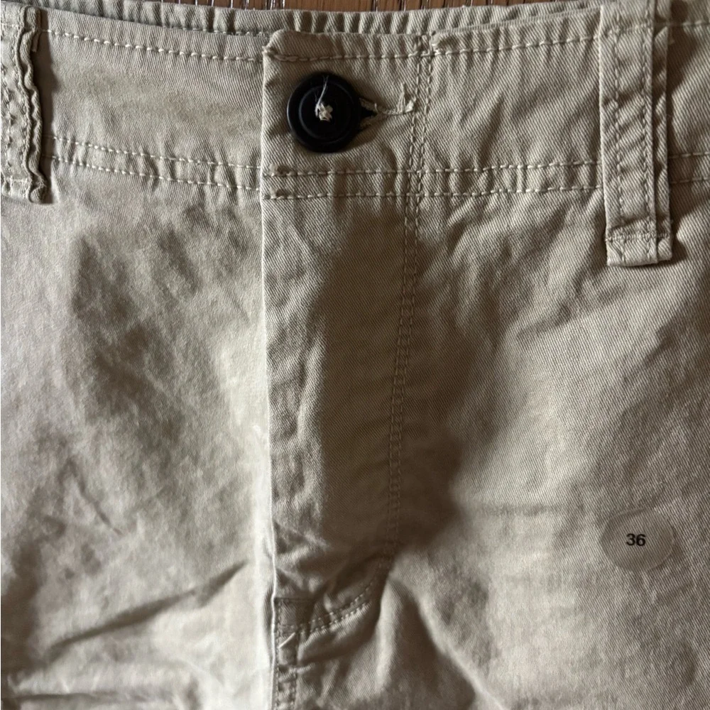Men's Tan Khaki Cargo Shorts